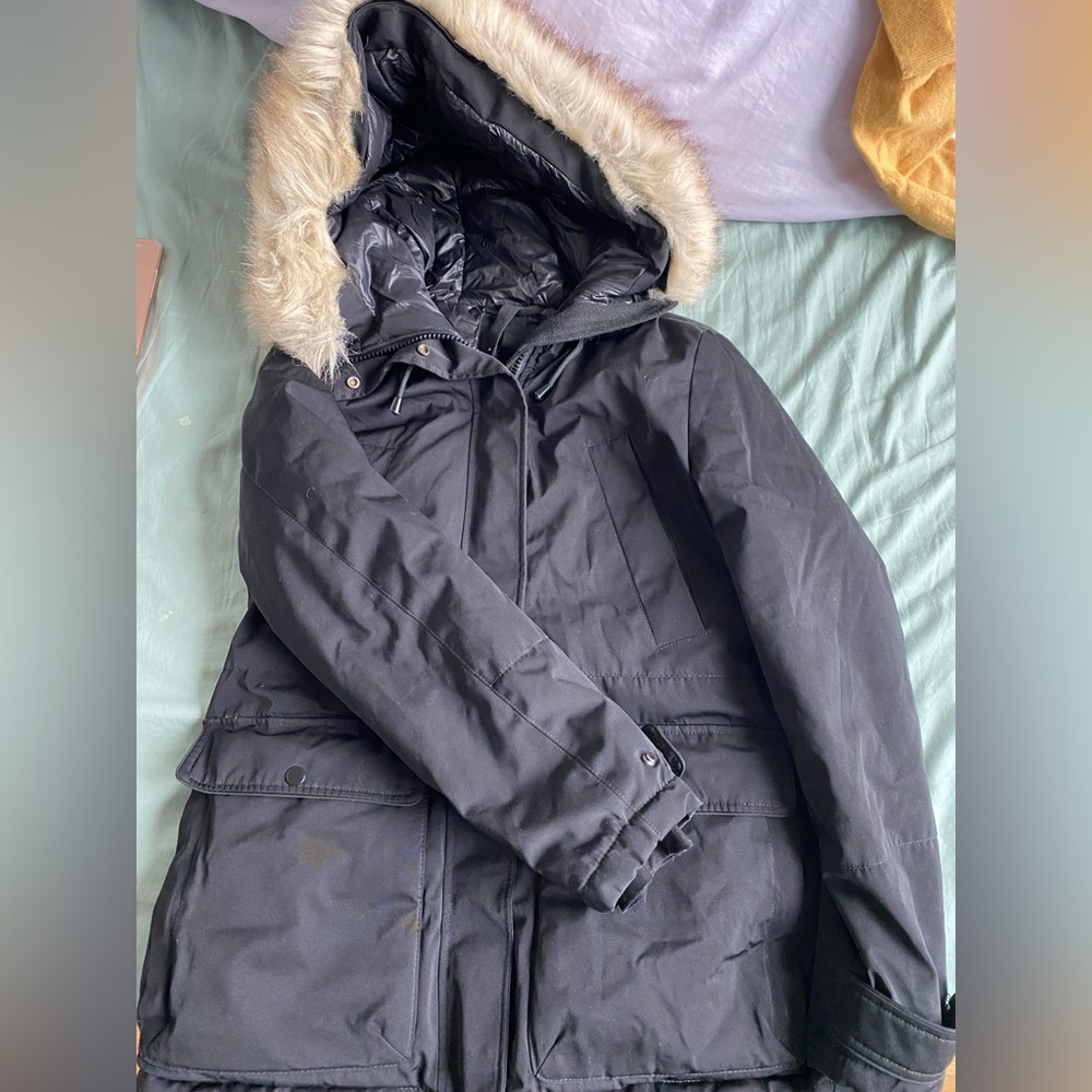 Zara Black Puffer